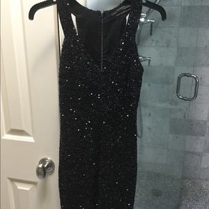 AllSaints black Sequin Cocktail Dress size 0